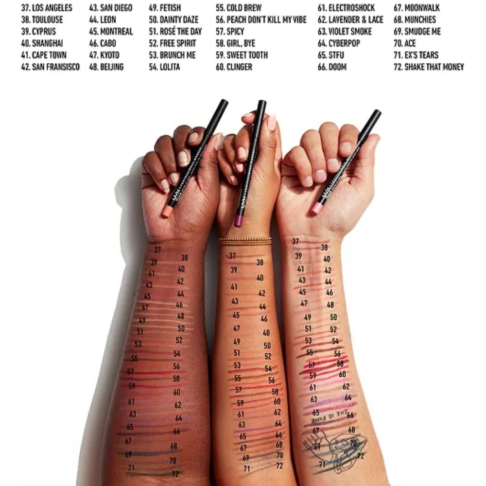 NYX Lip Liner Suede Matte CLINGER‎ Raspberry Pink Smooth Natural Vegan Cult Fave - Picture 5 of 5